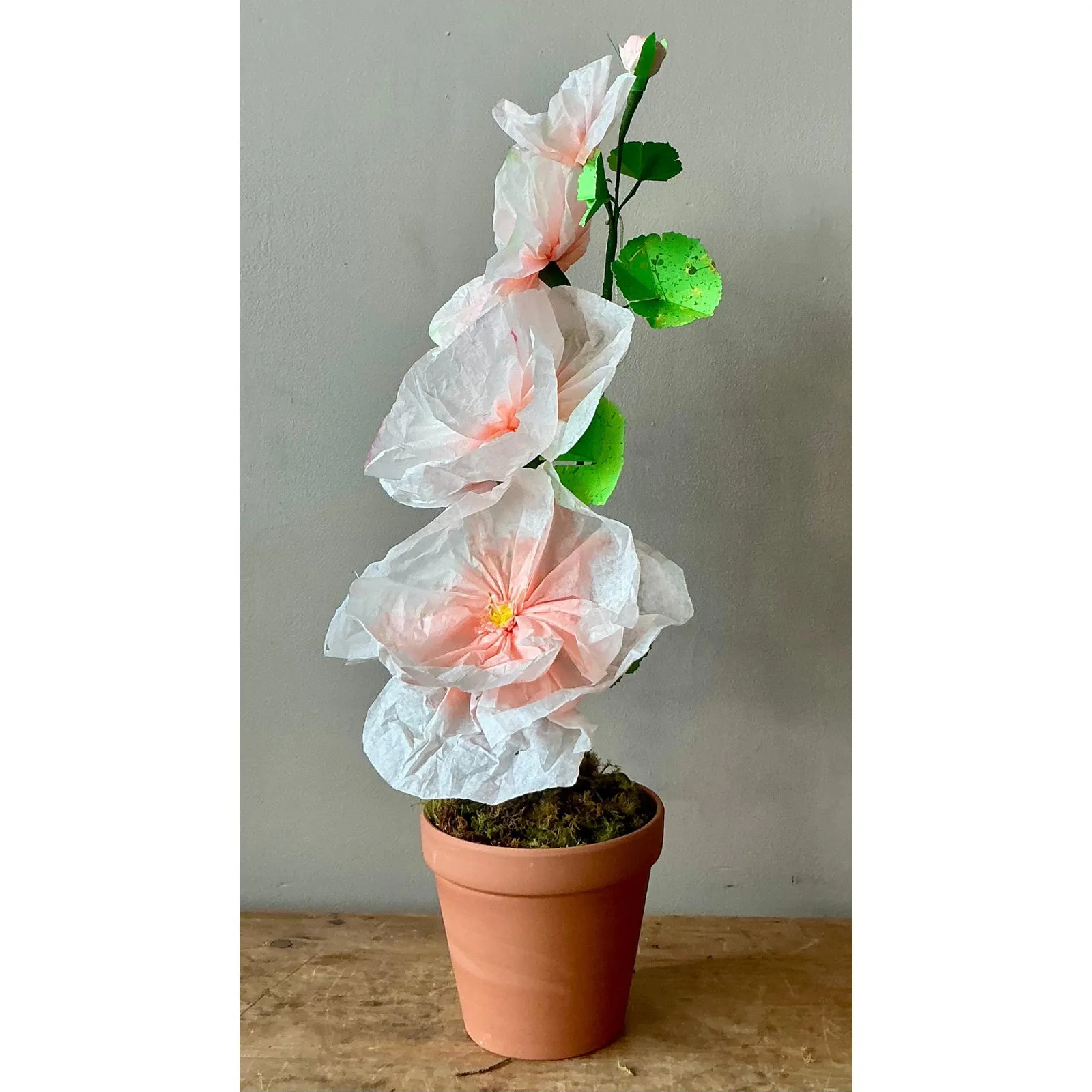 Contemporary Hand-Rolled Paper Flowers - Paper, 9W x 22.5H — additional photo 3