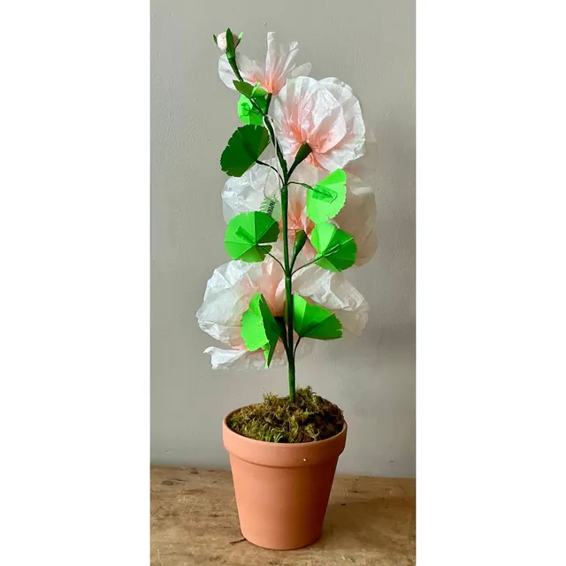 Contemporary Hand-Rolled Paper Flowers - Paper, 9W x 22.5H — additional photo 4