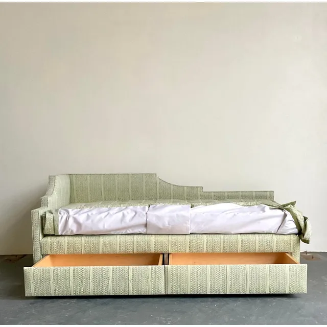 Vintage Boho Charles Beckley Daybed in Peter Fasano “Angelina” — additional photo 7
