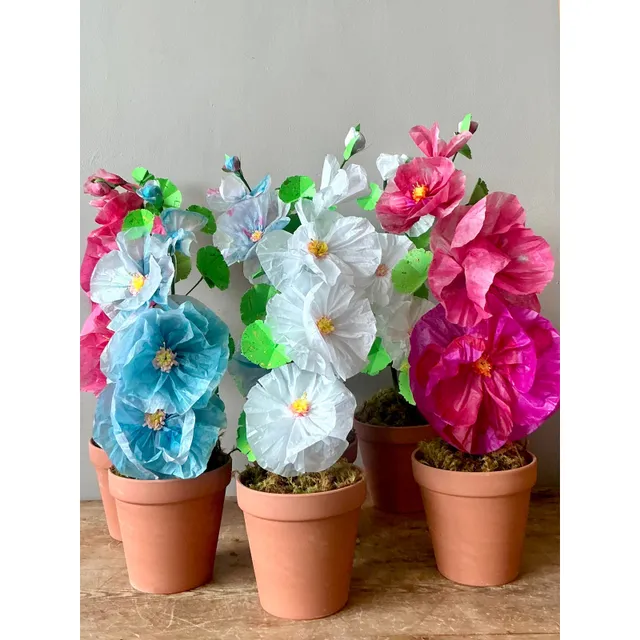 Contemporary Hand-Rolled Paper Flowers - Paper, 9W x 22.6H — additional photo 3