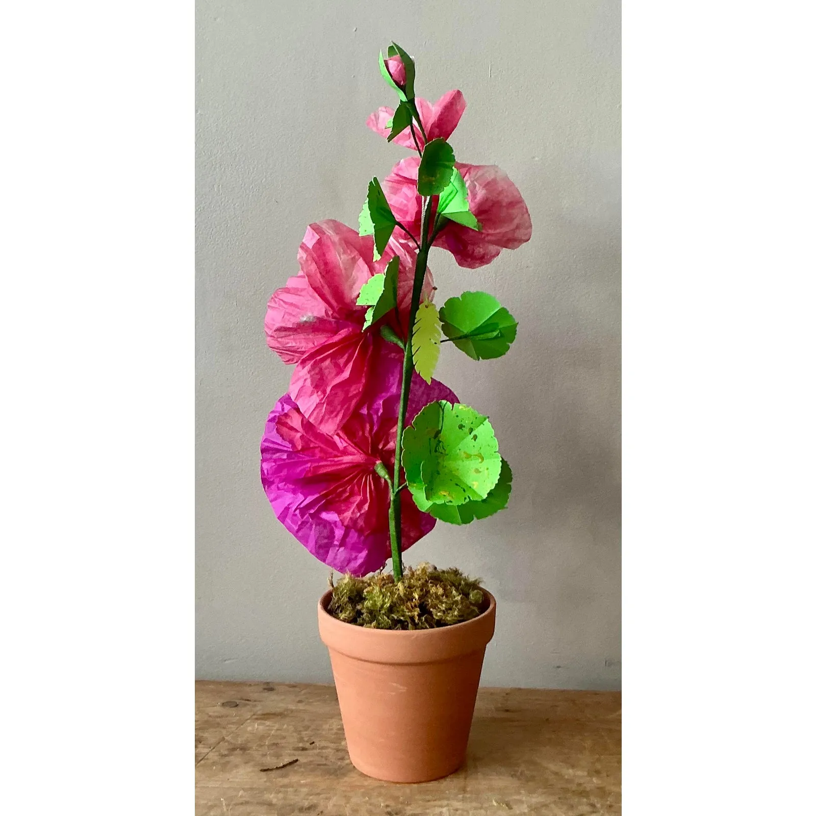 Contemporary Hand-Rolled Paper Flowers - Paper, 9W x 22.6H — additional photo 4