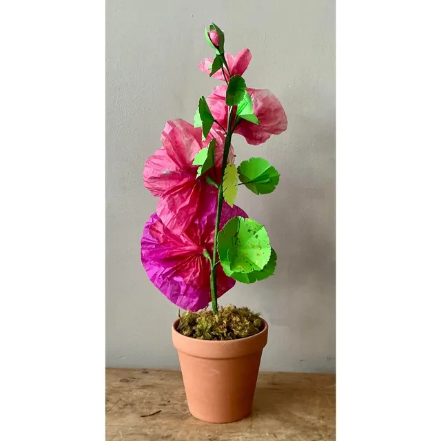 Contemporary Hand-Rolled Paper Flowers - Paper, 9W x 22.6H — additional photo 4