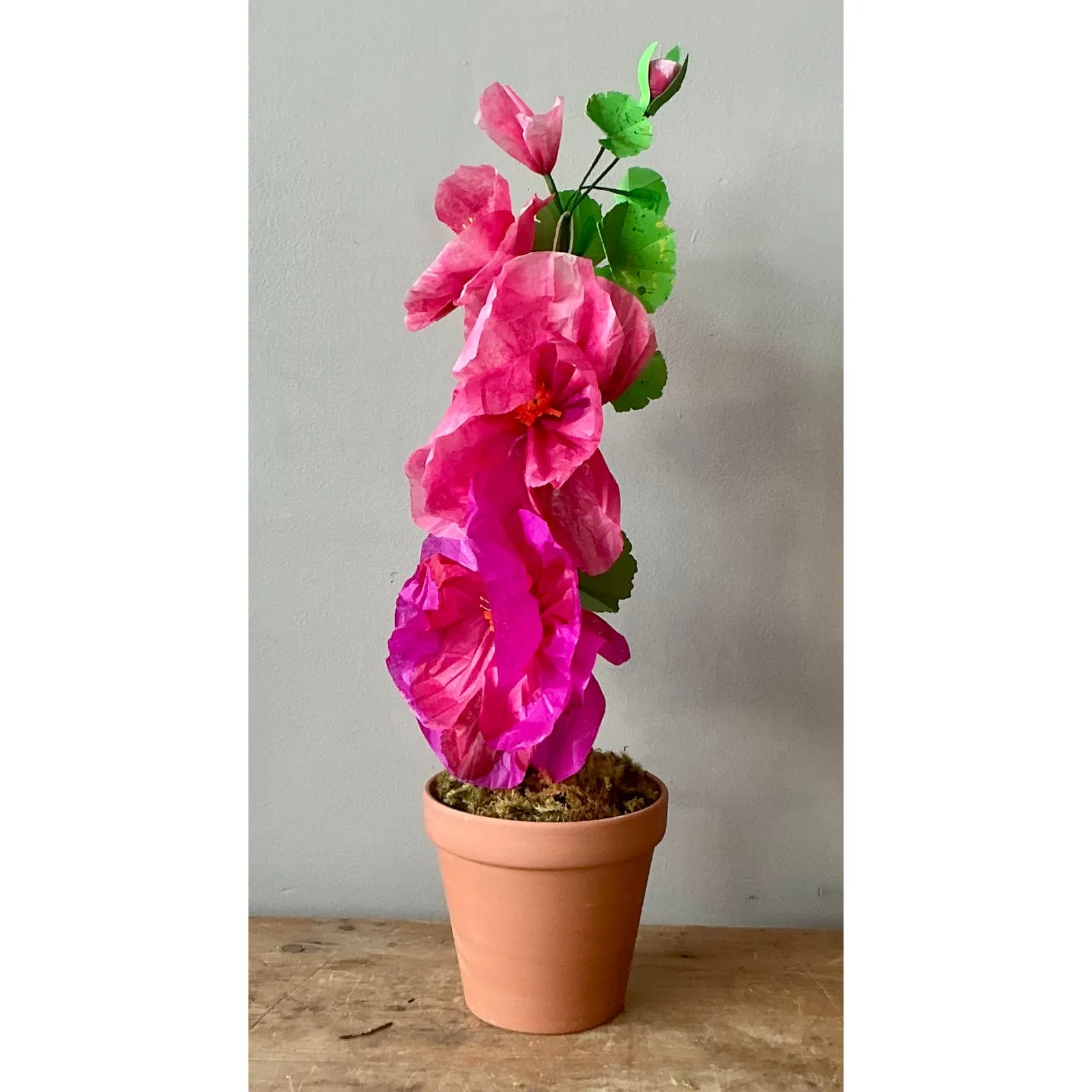 Contemporary Hand-Rolled Paper Flowers - Paper, 9W x 22.6H — additional photo 2