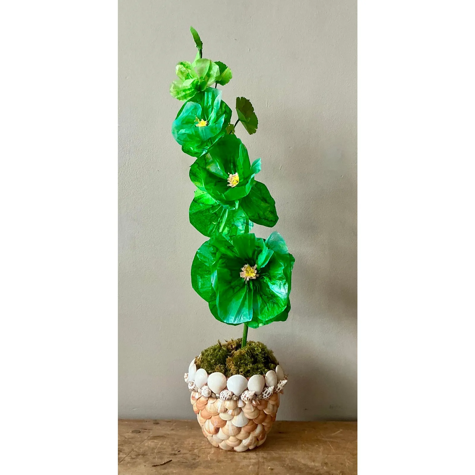 Contemporary Hand Rolled Paper Flowers - Paper, 6.5W x 20.5H — additional photo 1