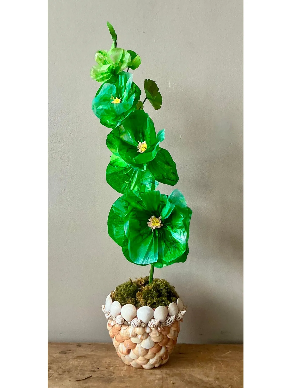 Contemporary Hand Rolled Paper Flowers - Paper, 6.5W x 20.5H