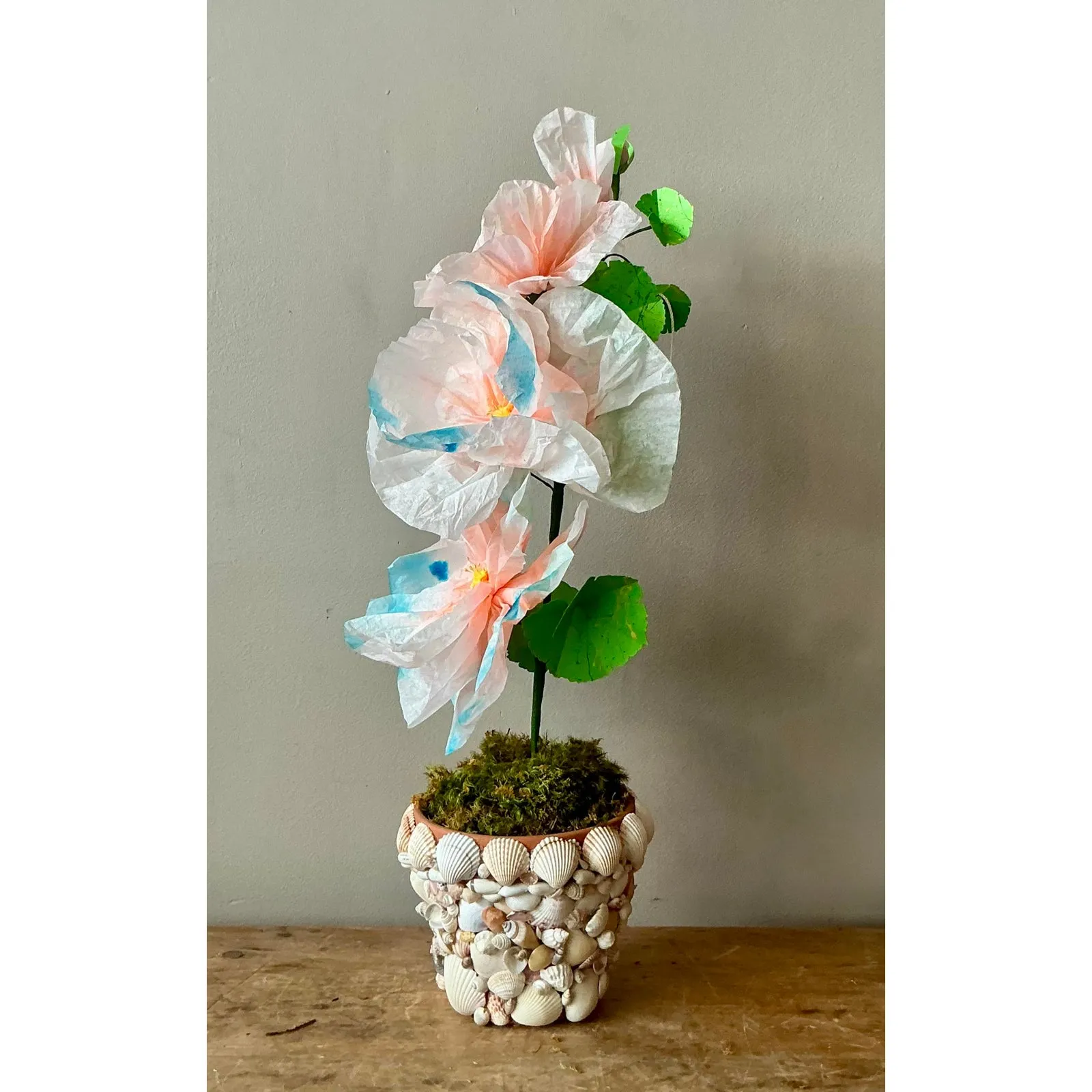 Contemporary Hand Rolled Paper Flowers - Paper, 6.5W x 20.5H — additional photo 6