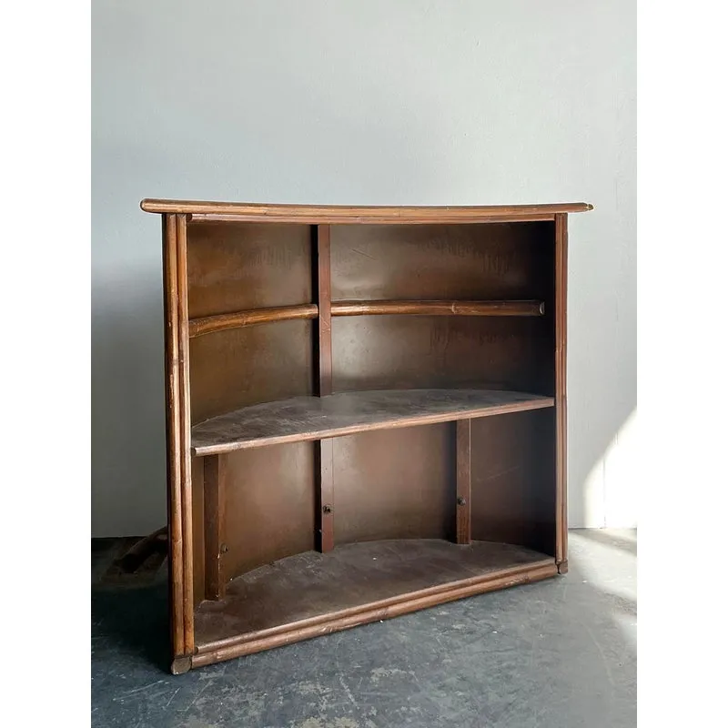 Vintage Boho Pretzel Rattan Dry Bar — additional photo 6