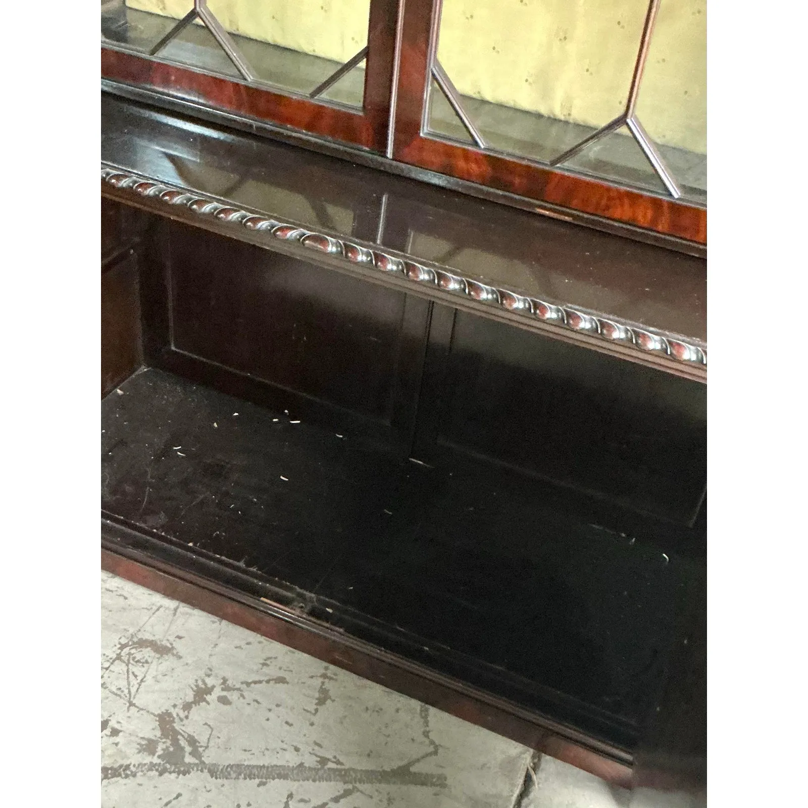 Vintage Regency George III Mahogany Breakfront — additional photo 4
