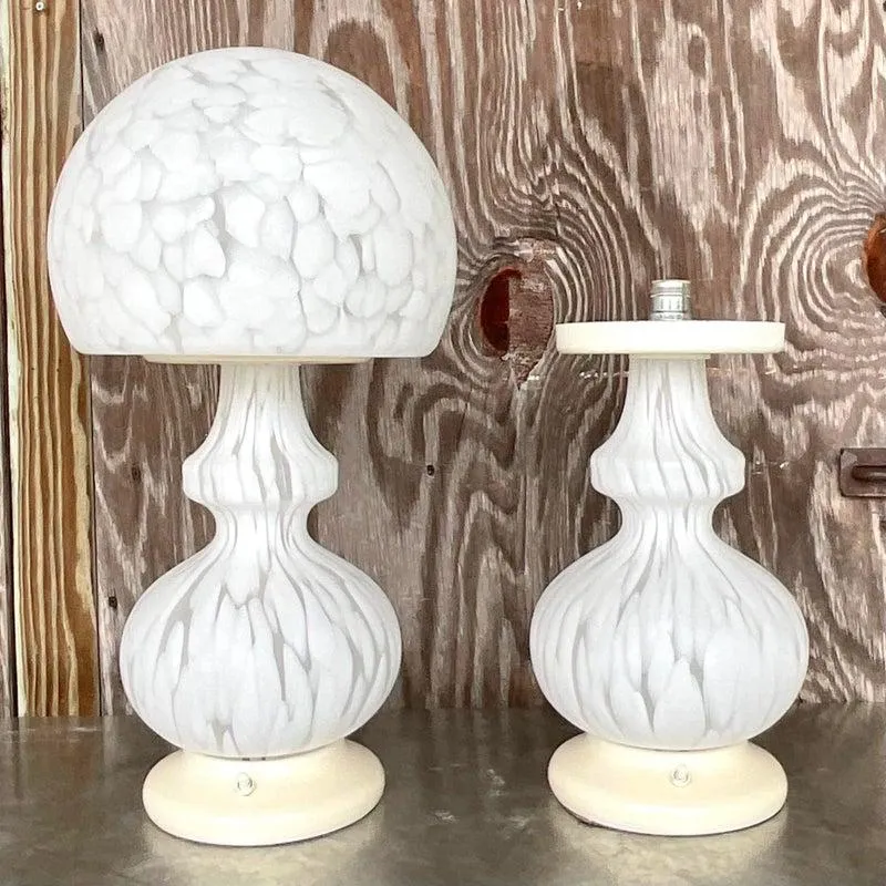 Vintage Globe Lamps After Murano for Someroso for Laurel Lighting - A Pair — additional photo 7