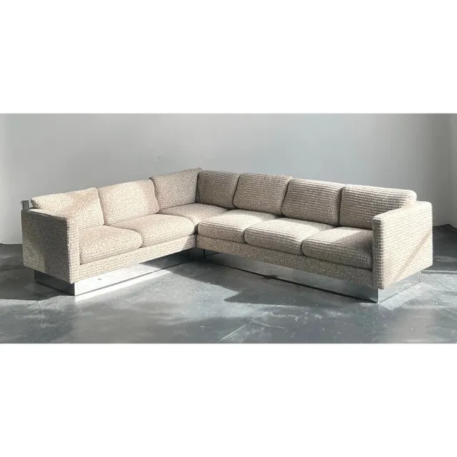 Vintage Boho Milo Baughman for Forecast Furniture Sectional Sofa — additional photo 2