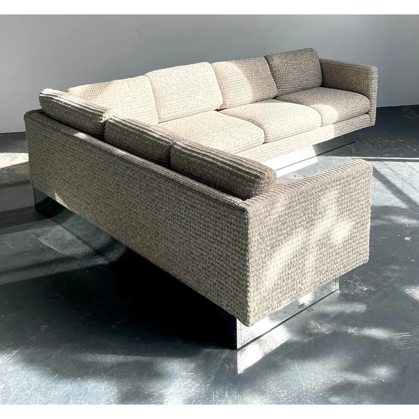 Vintage Boho Milo Baughman for Forecast Furniture Sectional Sofa — additional photo 5