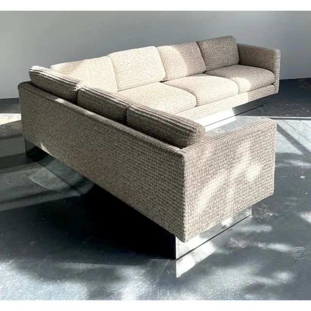 Vintage Boho Milo Baughman for Forecast Furniture Sectional Sofa — additional photo 5