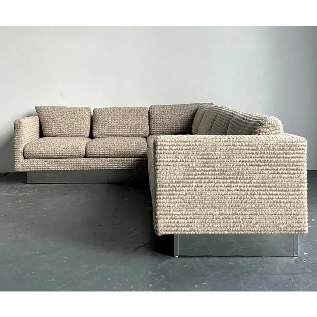 Vintage Boho Milo Baughman for Forecast Furniture Sectional Sofa — additional photo 4