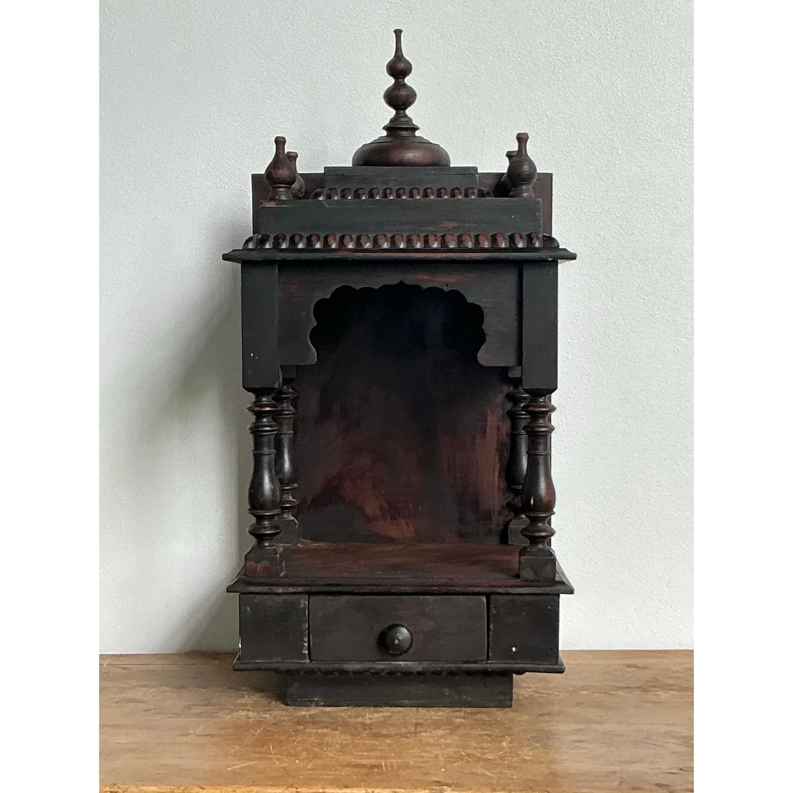Vintage Boho Carved Wood Altar — additional photo 3