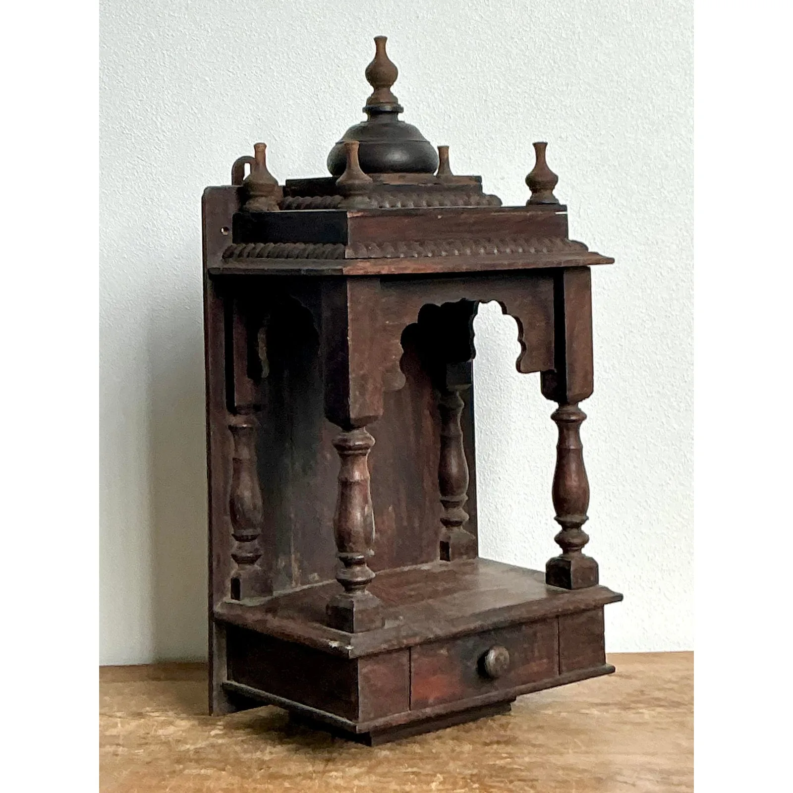 Vintage Boho Carved Wood Altar — additional photo 5