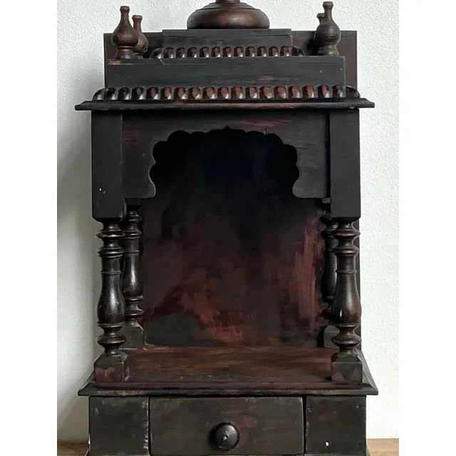 Vintage Boho Carved Wood Altar — additional photo 6