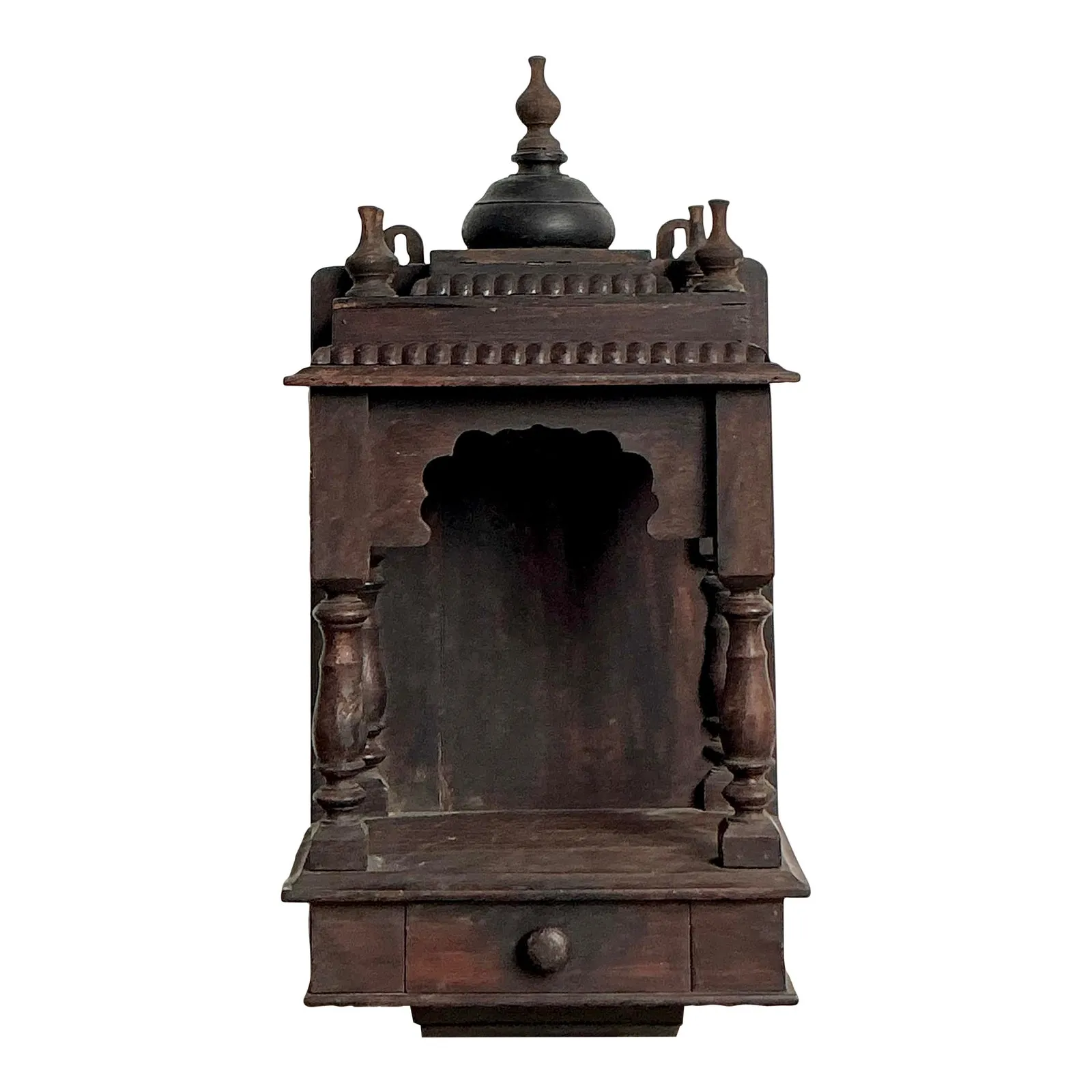 Vintage Boho Carved Wood Altar — additional photo 1