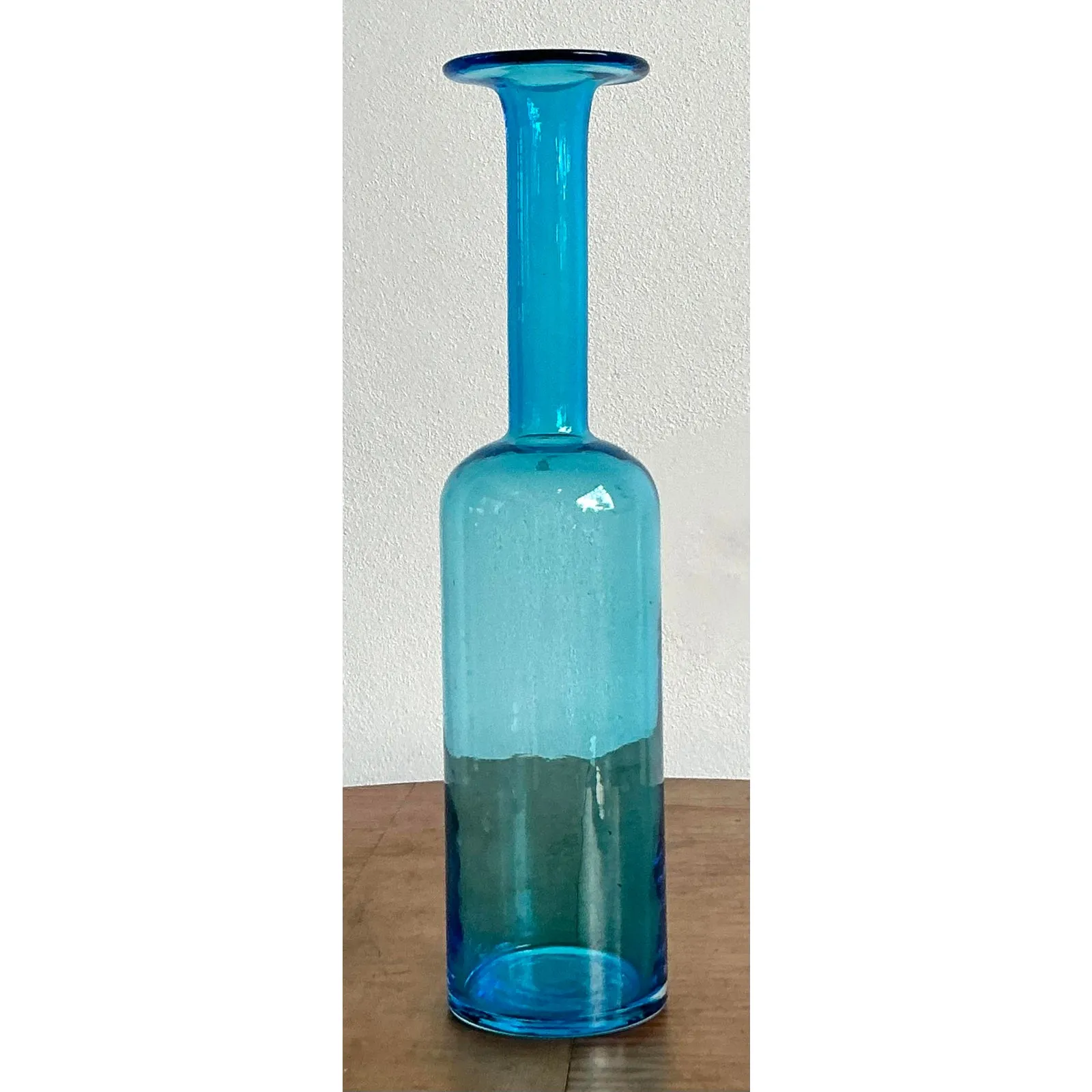 Vintage Boho Holmegaatd Glass Vase — additional photo 1