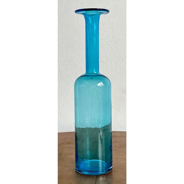 Vintage Boho Holmegaatd Glass Vase — additional photo 1