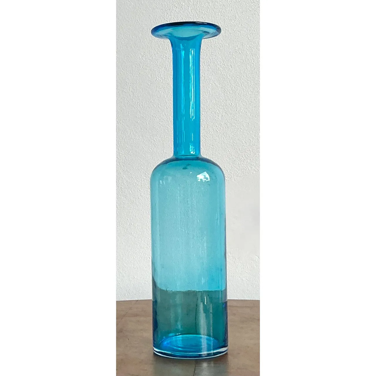 Vintage Boho Holmegaatd Glass Vase