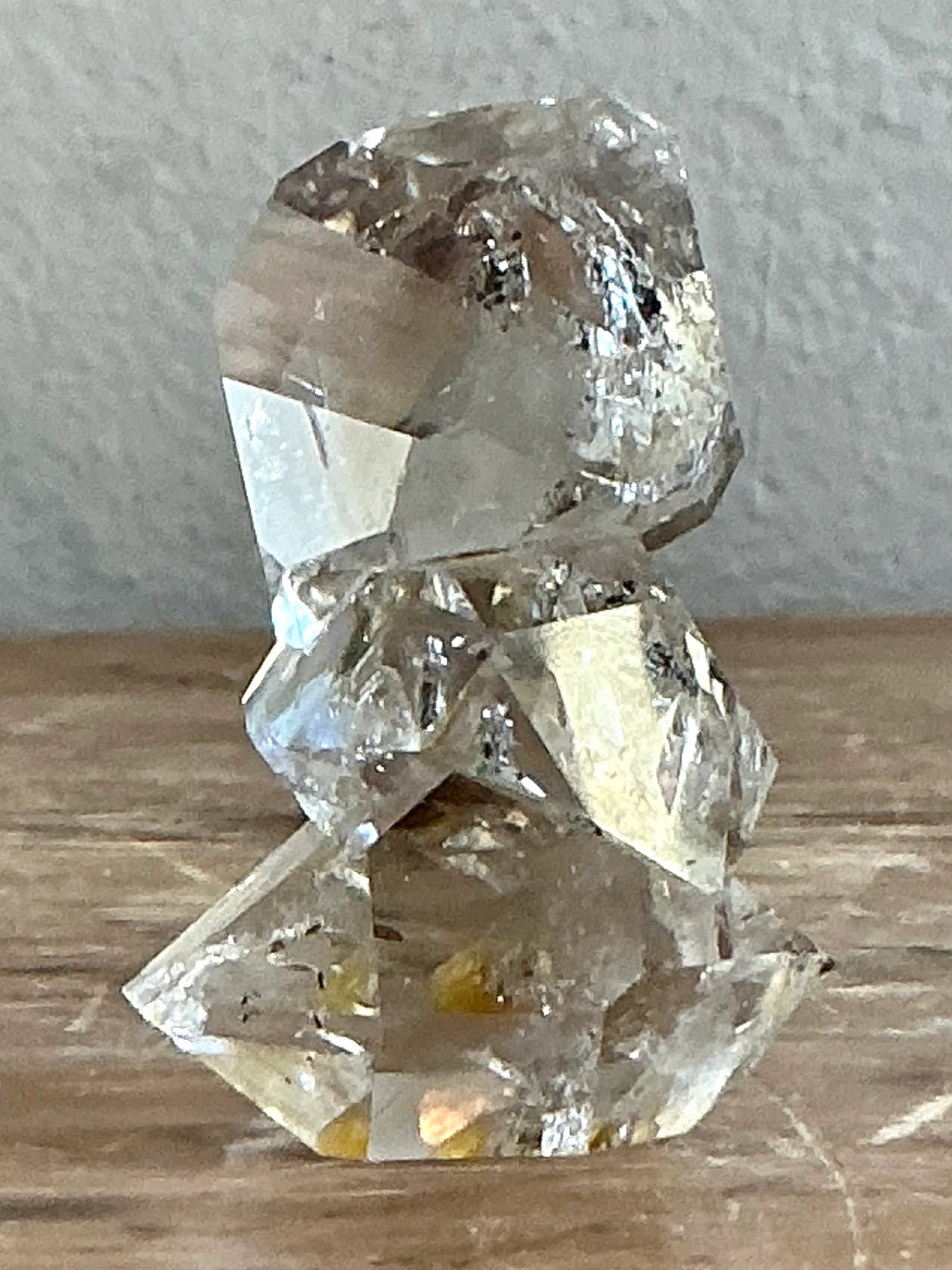 Vintage Boho Herkimer Diamond Triplet — additional photo 3
