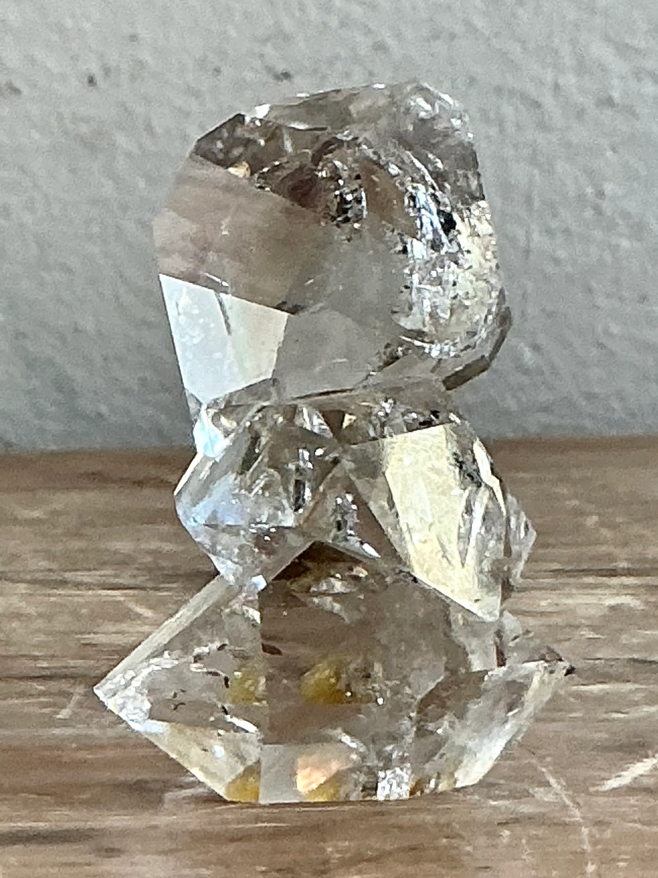 Vintage Boho Herkimer Diamond Triplet — additional photo 1