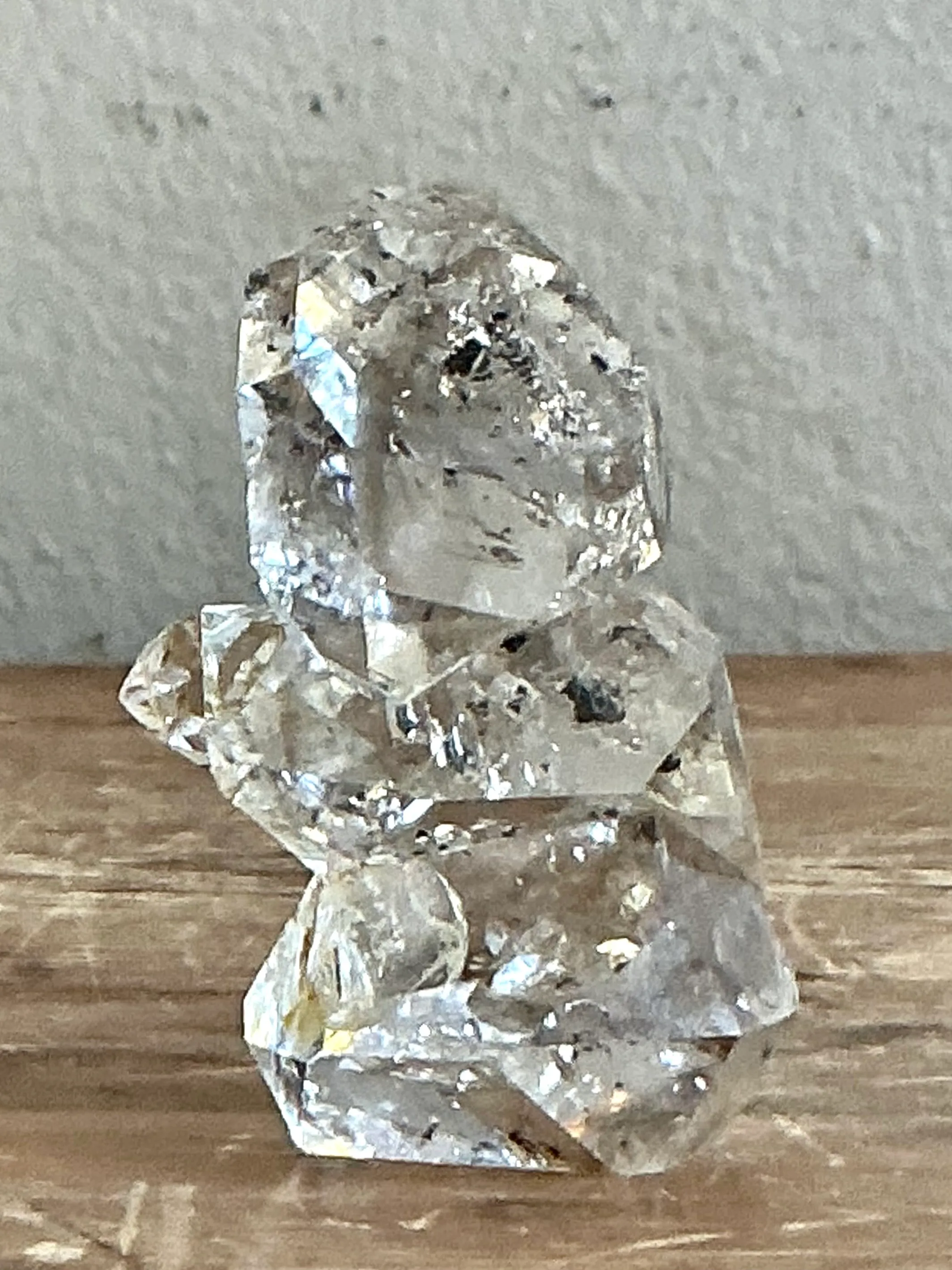 Vintage Boho Herkimer Diamond Triplet — additional photo 4
