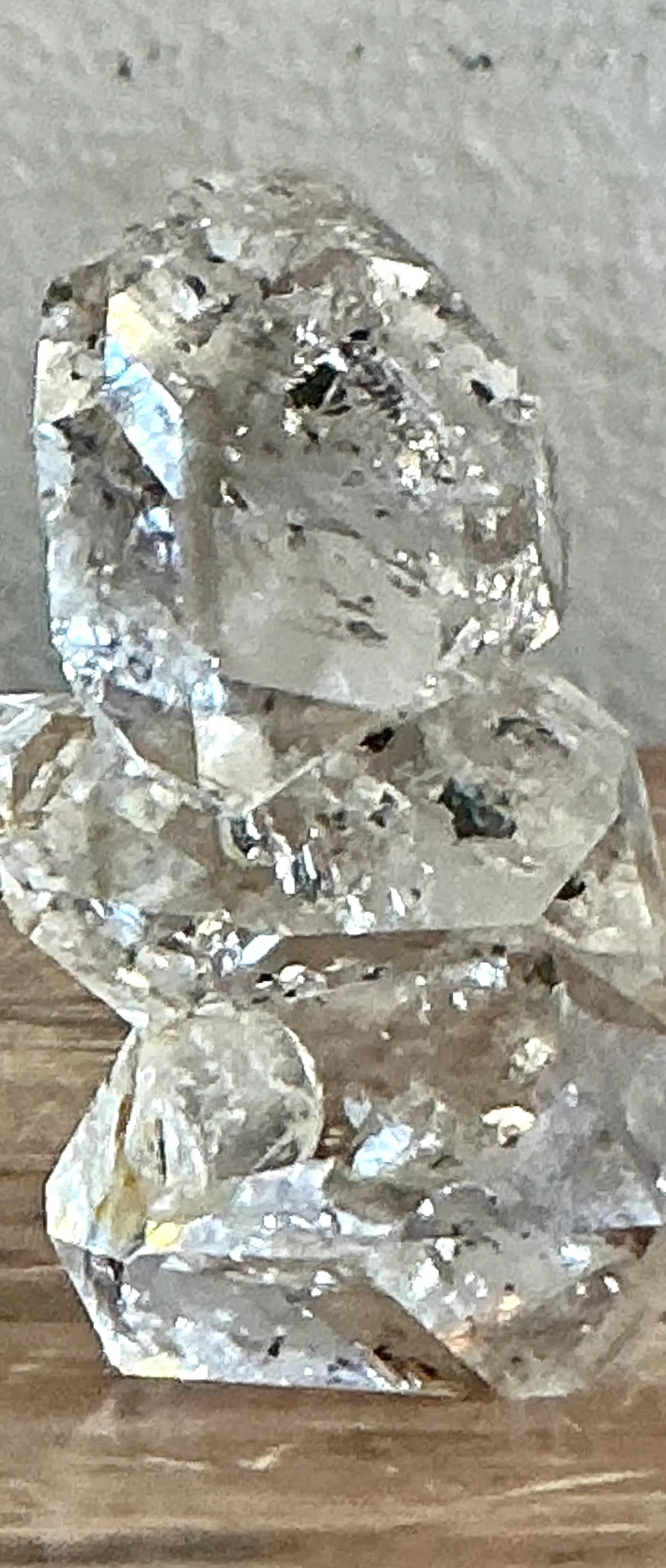 Vintage Boho Herkimer Diamond Triplet — additional photo 2