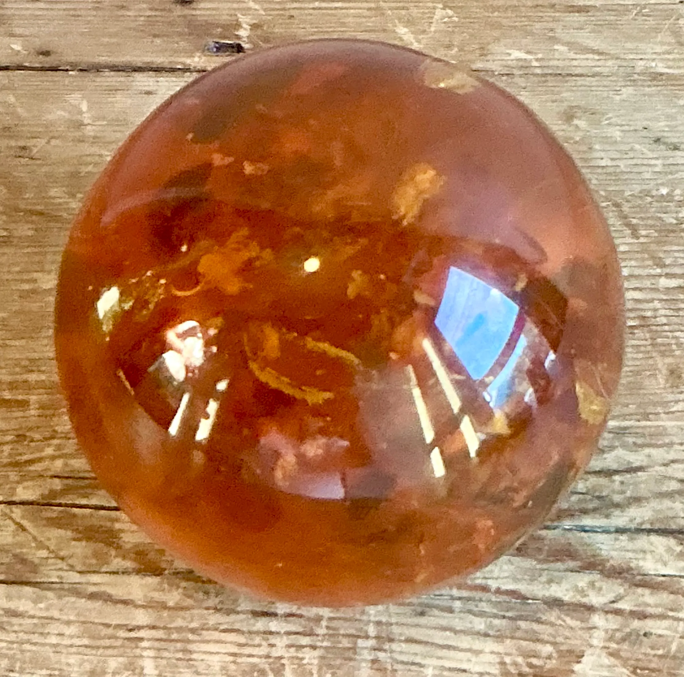 Vintage Boho Amber Sphere — additional photo 4