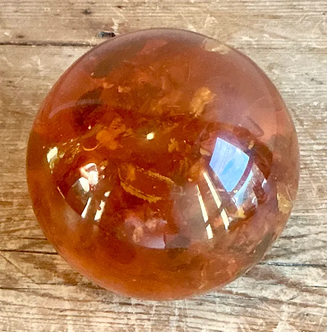 Vintage Boho Amber Sphere — additional photo 5
