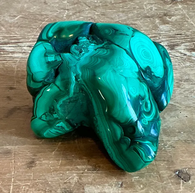 Vintage Boho Malachite Chunk — additional photo 3