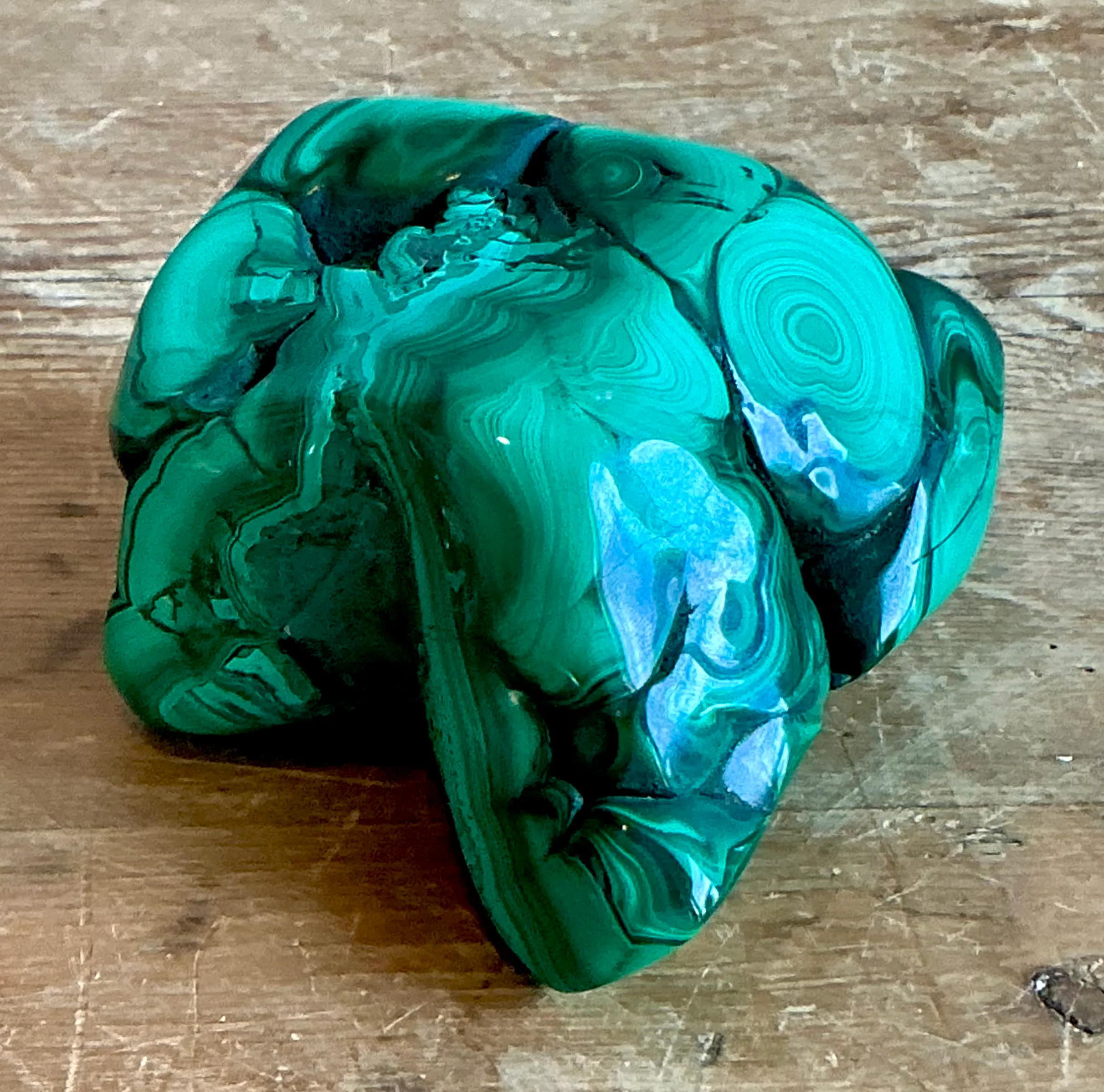 Vintage Boho Malachite Chunk — additional photo 4