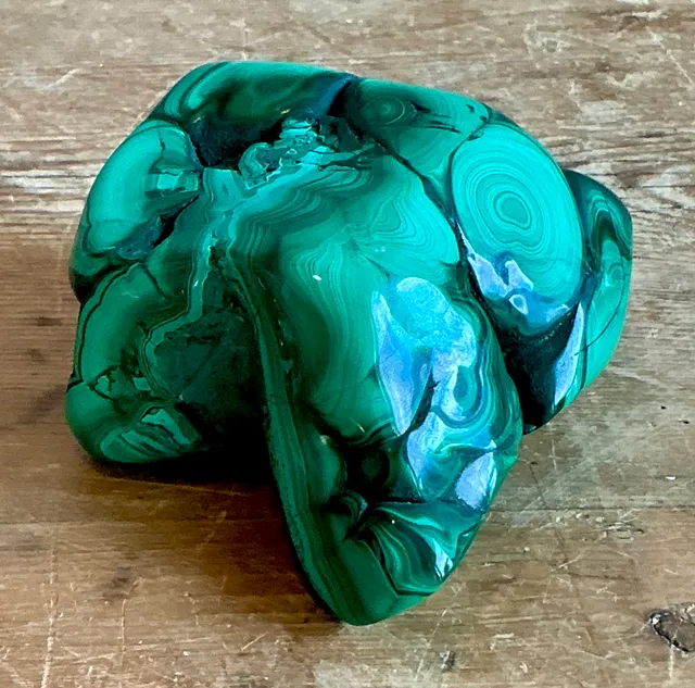 Vintage Boho Malachite Chunk — additional photo 4