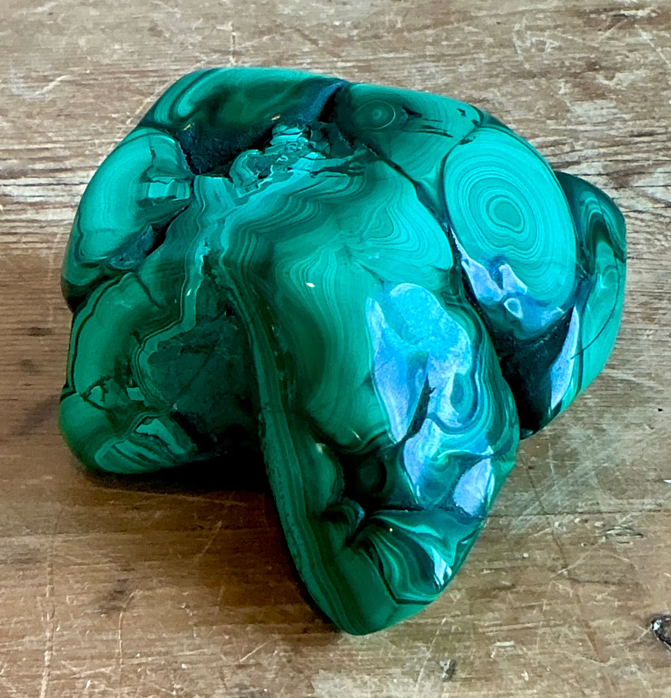 Vintage Boho Malachite Chunk — additional photo 1