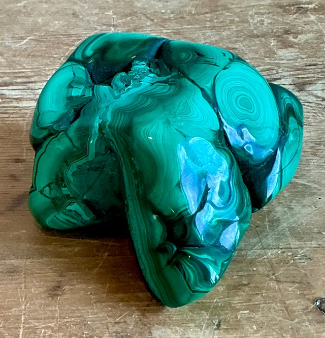 Vintage Boho Malachite Chunk — additional photo 1