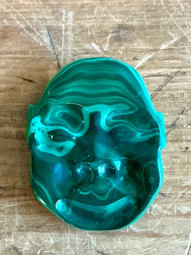 Vintage Boho Malachite Face — additional photo 4