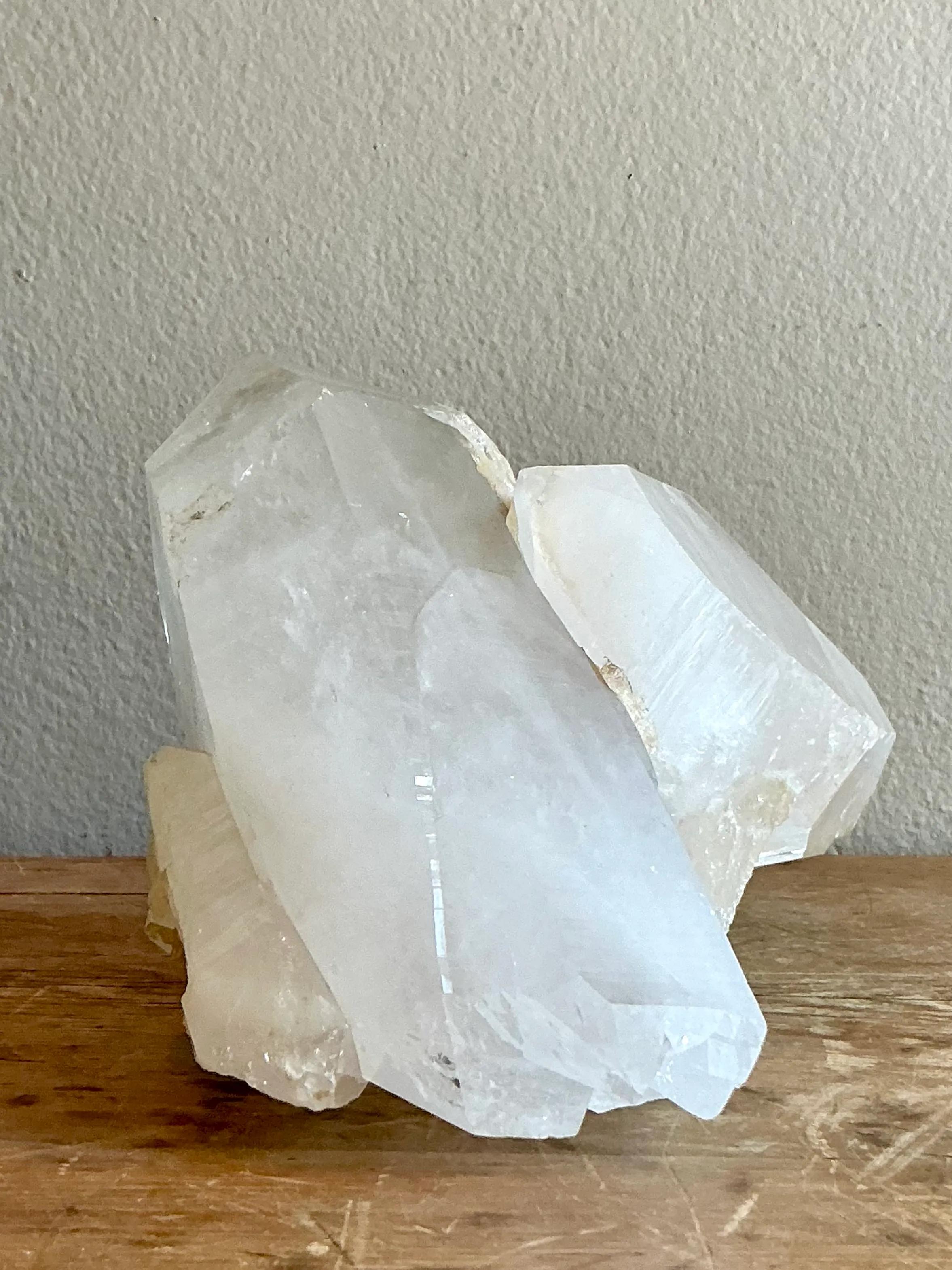 Vintage Boho Large Clear Quartz Point Cluster — additional photo 3