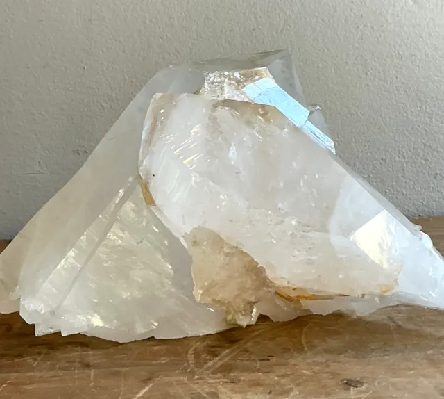 Vintage Boho Large Clear Quartz Point Cluster — additional photo 1
