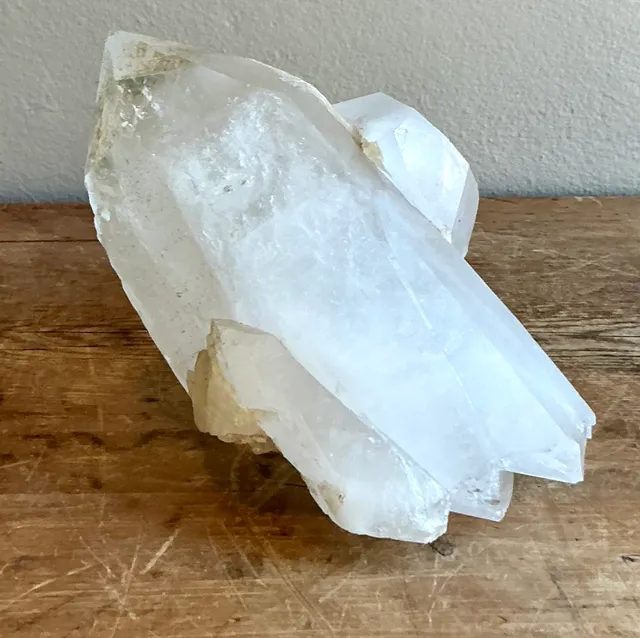 Vintage Boho Large Clear Quartz Point Cluster — additional photo 2