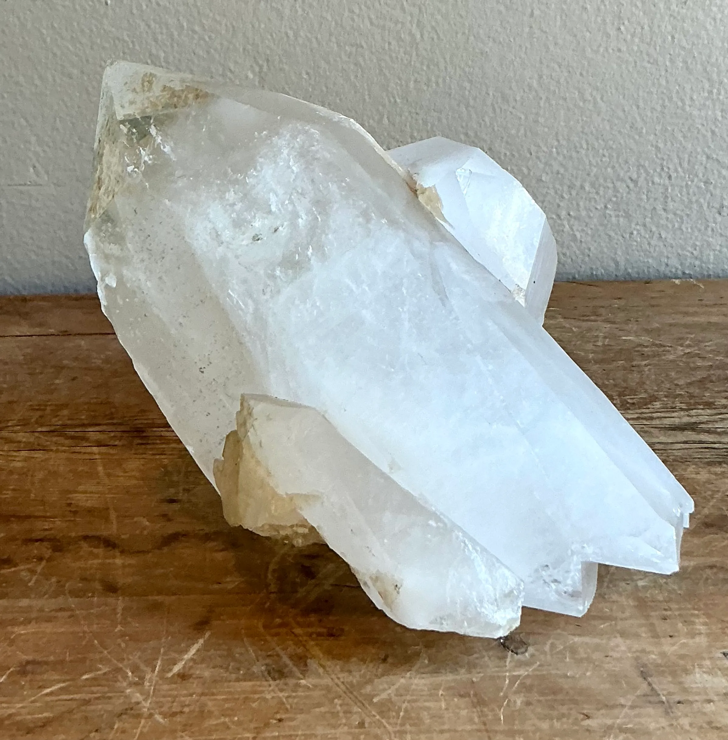 Vintage Boho Large Clear Quartz Point Cluster — additional photo 6
