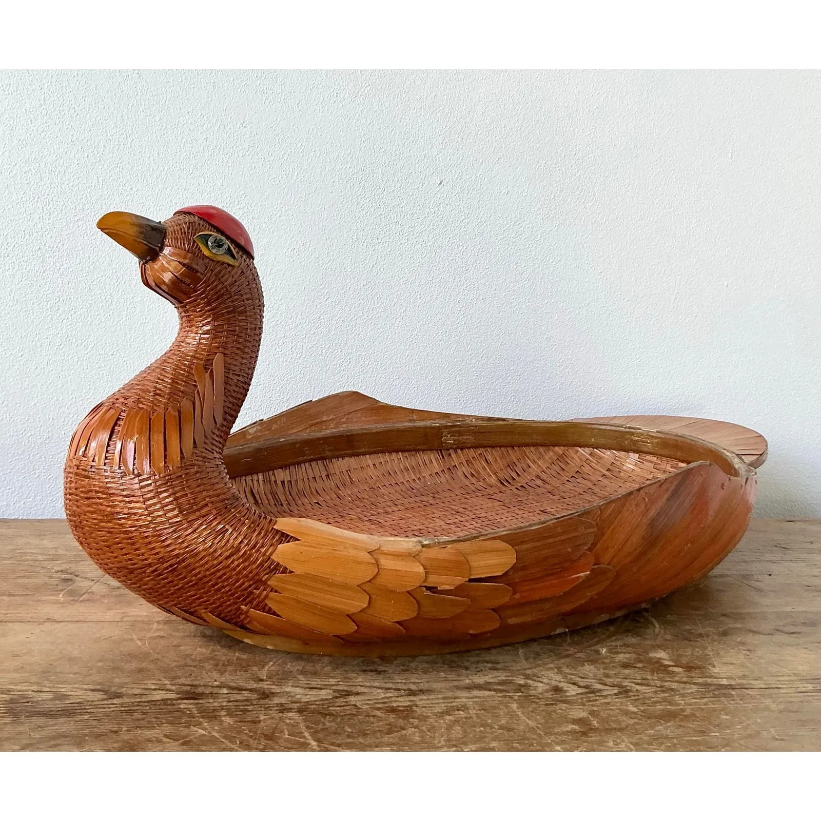 Vintage Shanghai Handicrafts Duck Tray — additional photo 3