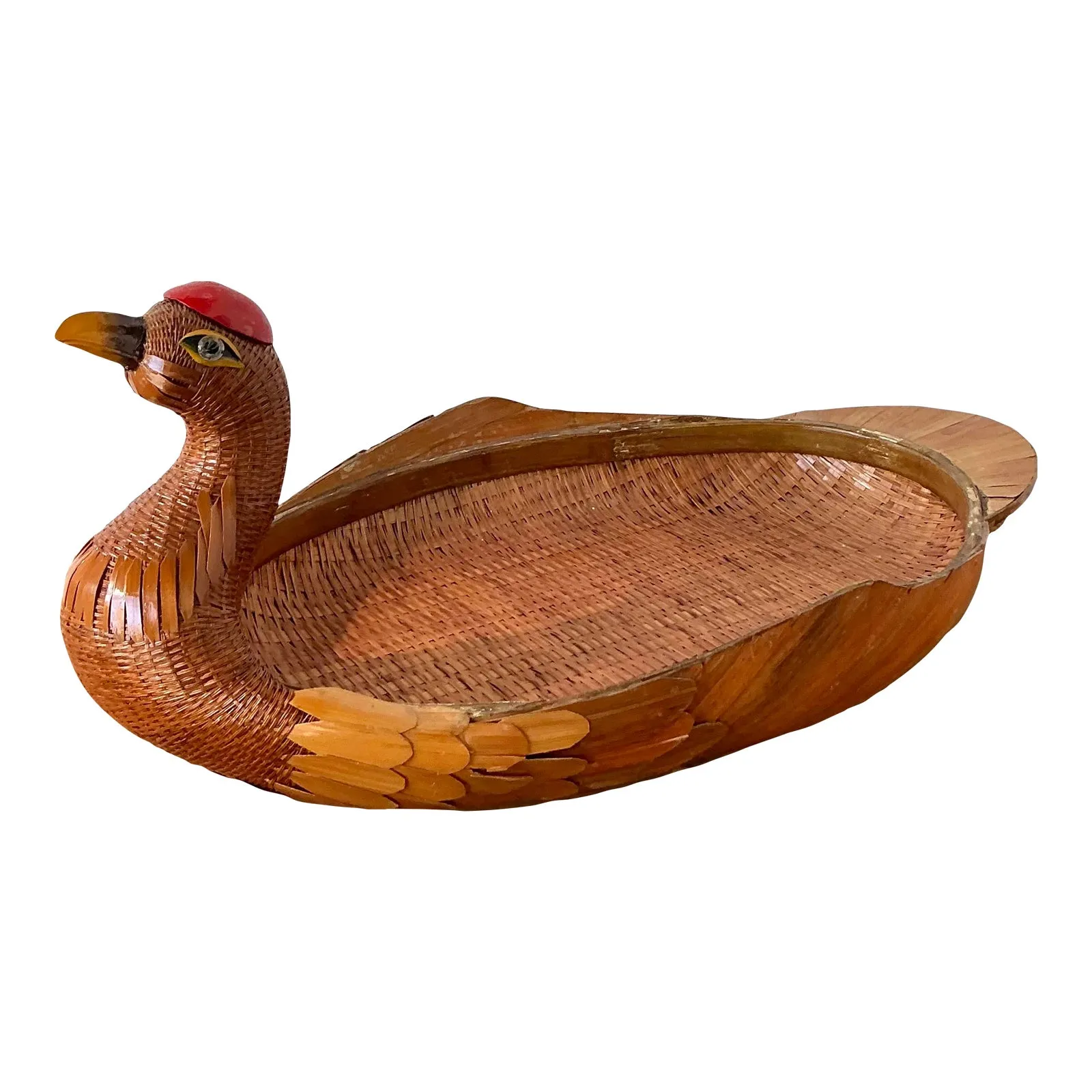Vintage Shanghai Handicrafts Duck Tray — additional photo 1