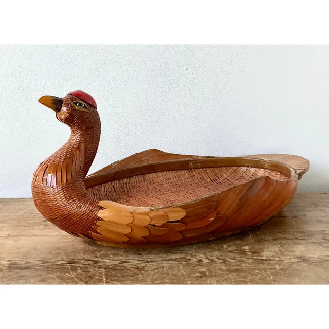 Vintage Shanghai Handicrafts Duck Tray — additional photo 4