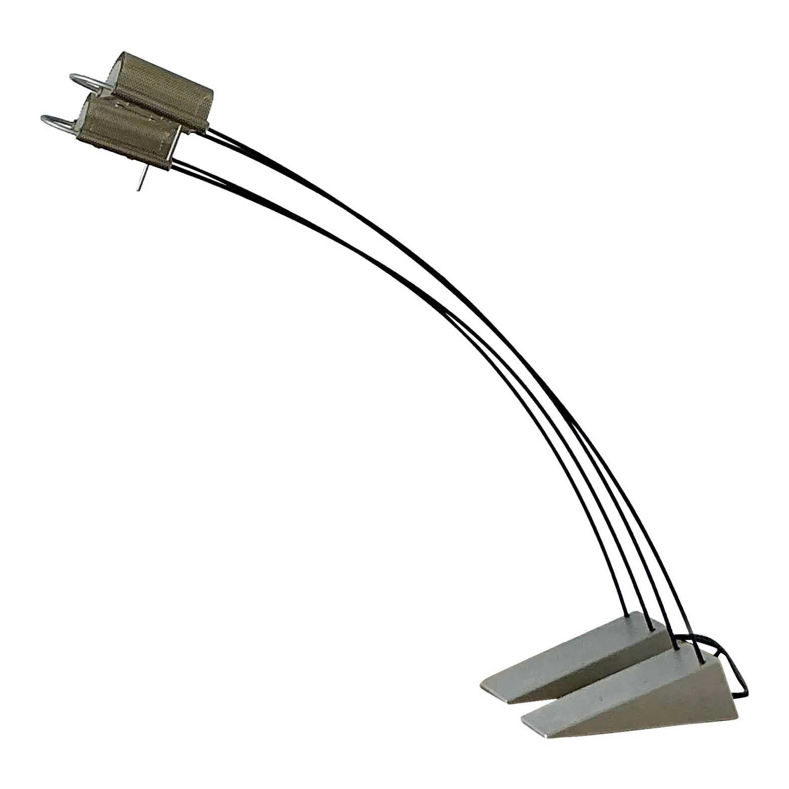 Vintage Contemporary Arc Table Lamps After Robert Sonneman — additional photo 1