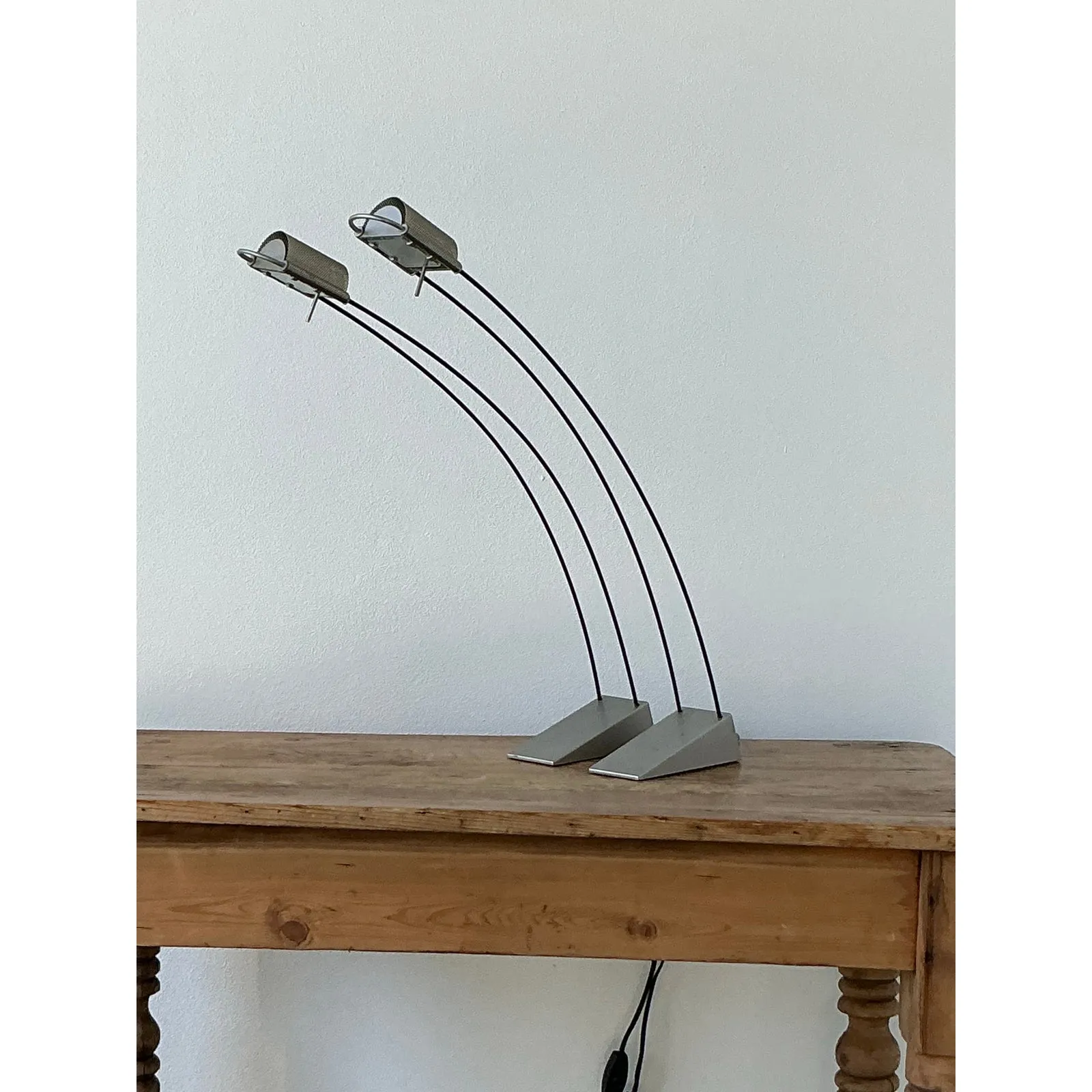Vintage Contemporary Arc Table Lamps After Robert Sonneman — additional photo 6