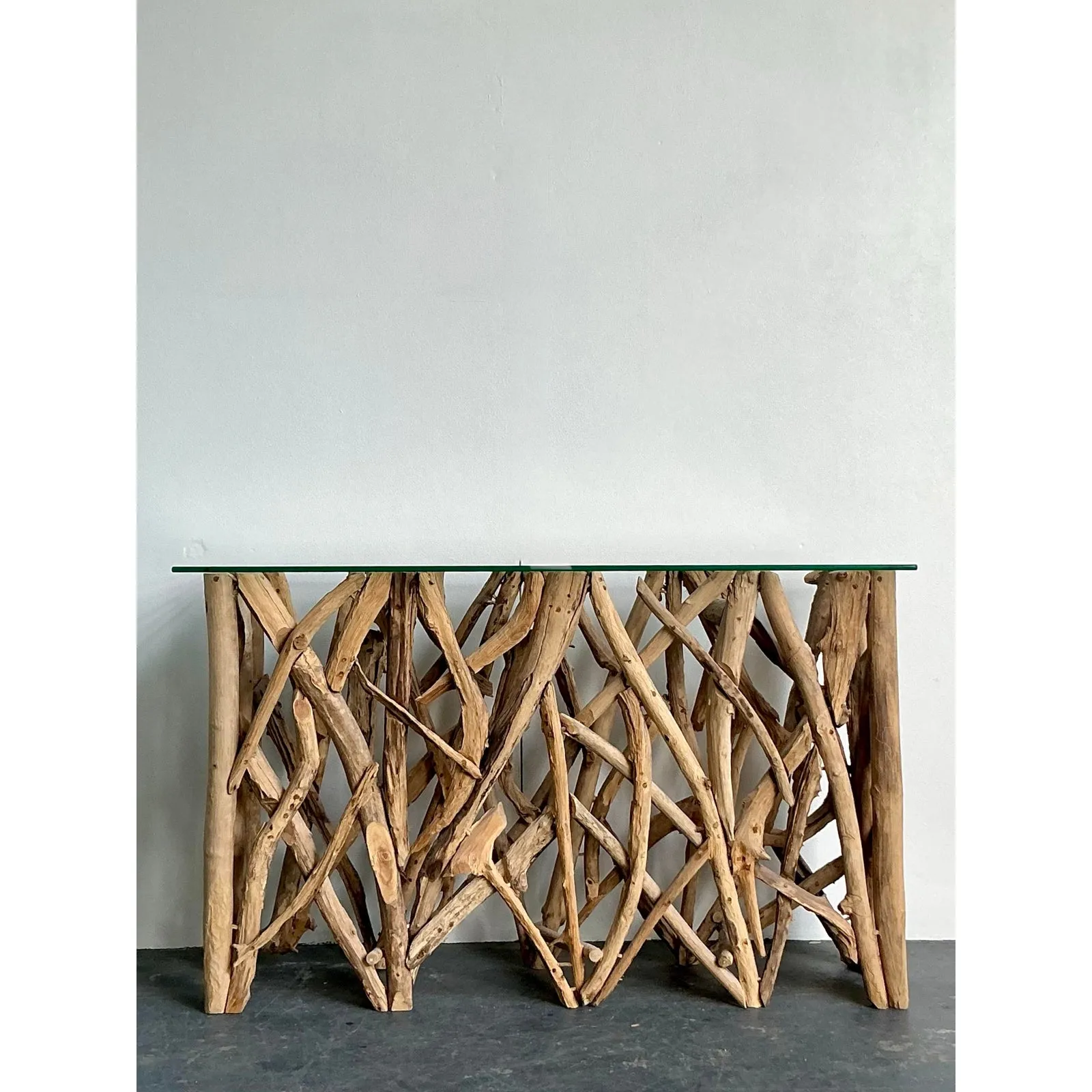 Vintage Boho Twisted Branch Console Table — additional photo 2