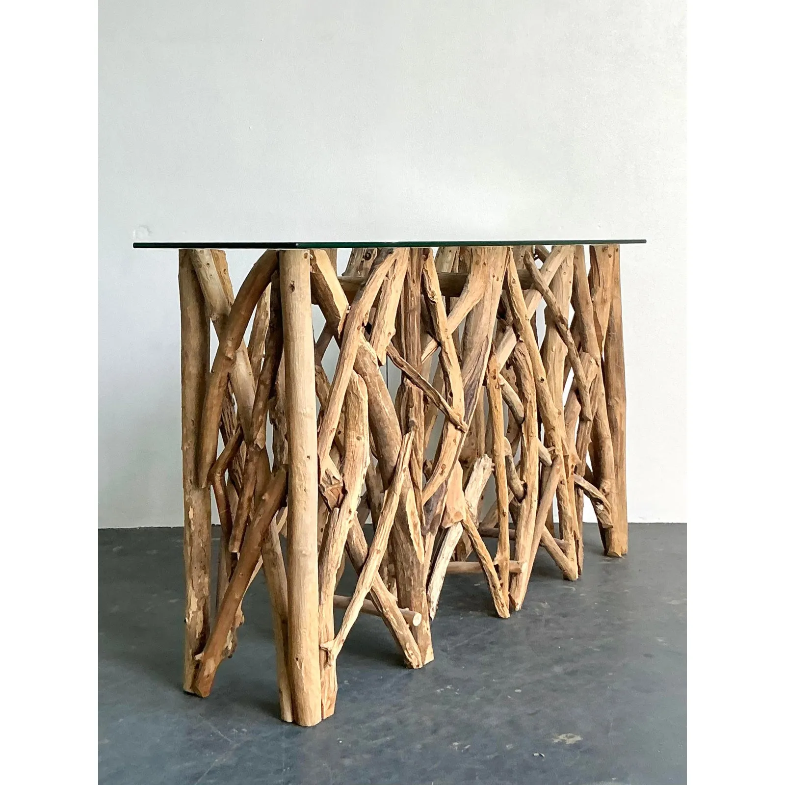 Vintage Boho Twisted Branch Console Table — additional photo 4
