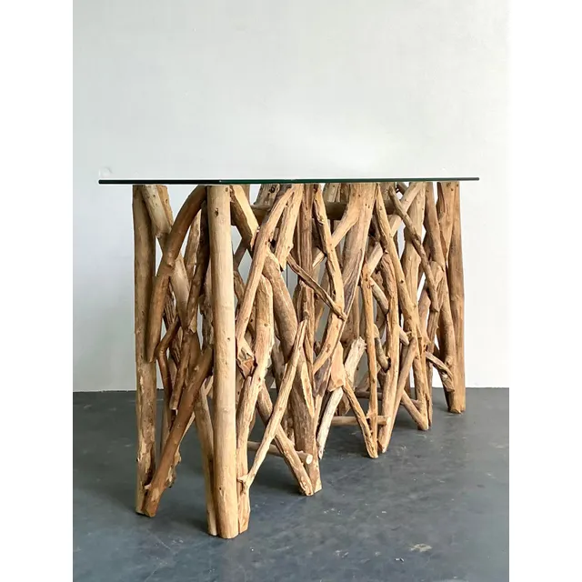 Vintage Boho Twisted Branch Console Table — additional photo 4
