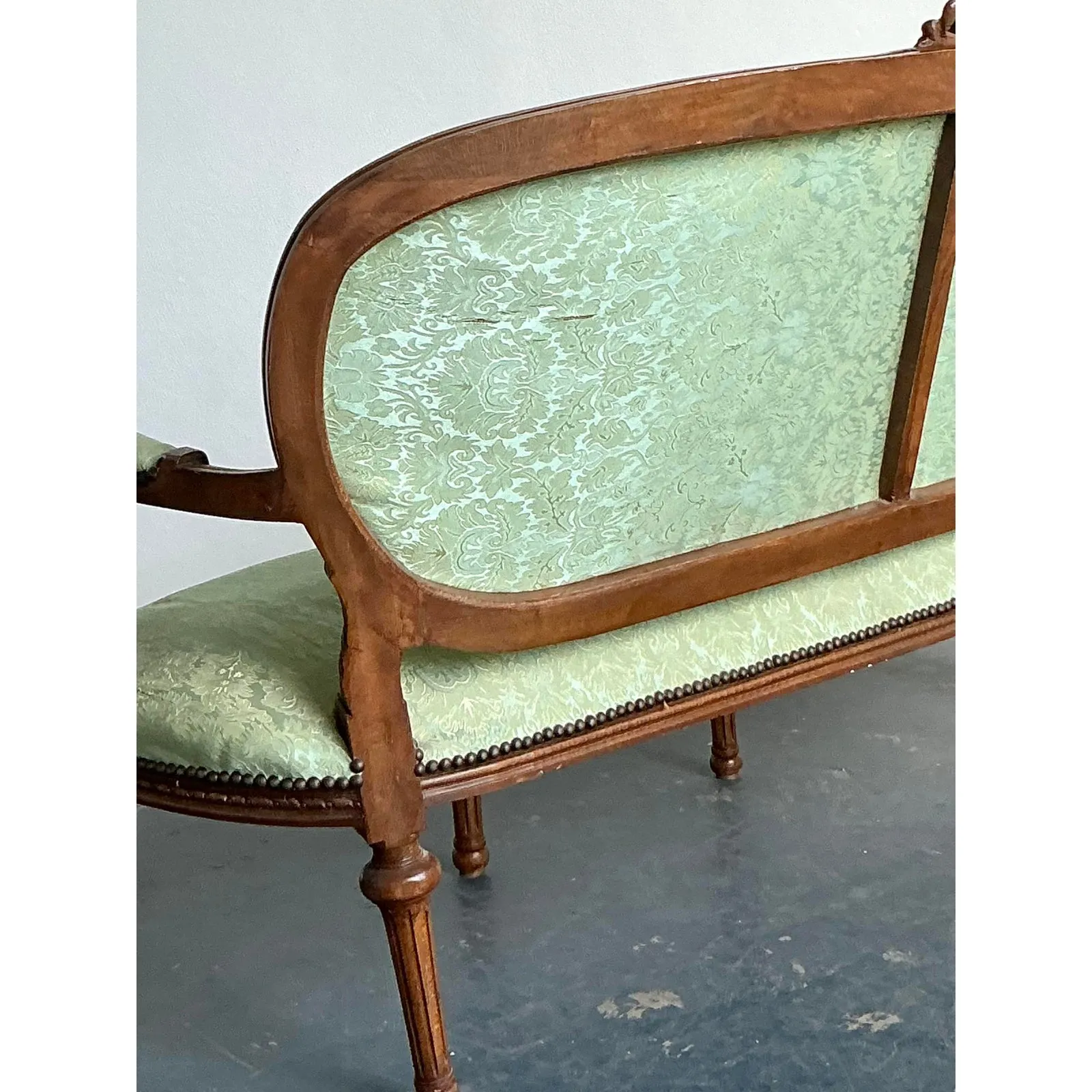 Vintage Boho Carved Canape Sofa — additional photo 8