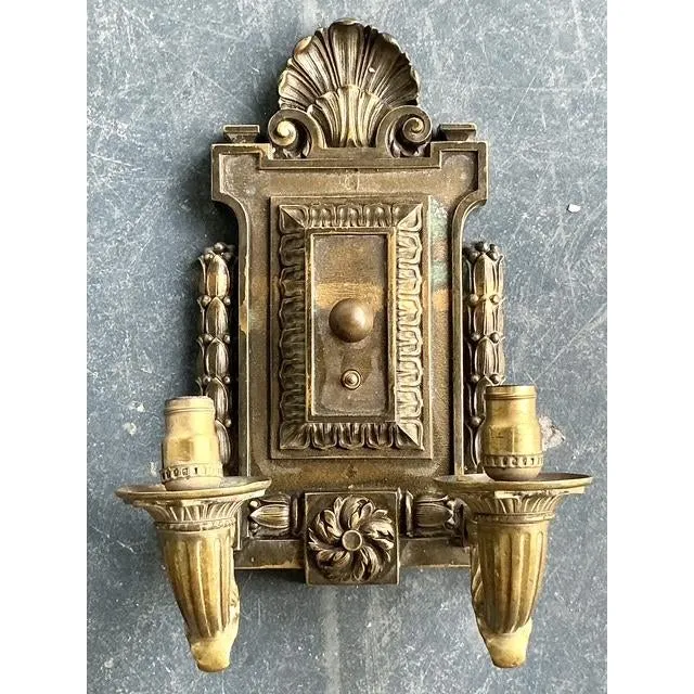 Vintage Boho Empire Bronze Wall Light Sconce — additional photo 6